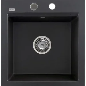 Rabat Zlewozmywak granitowy Kernau KGS M 45 1B Black Metallic